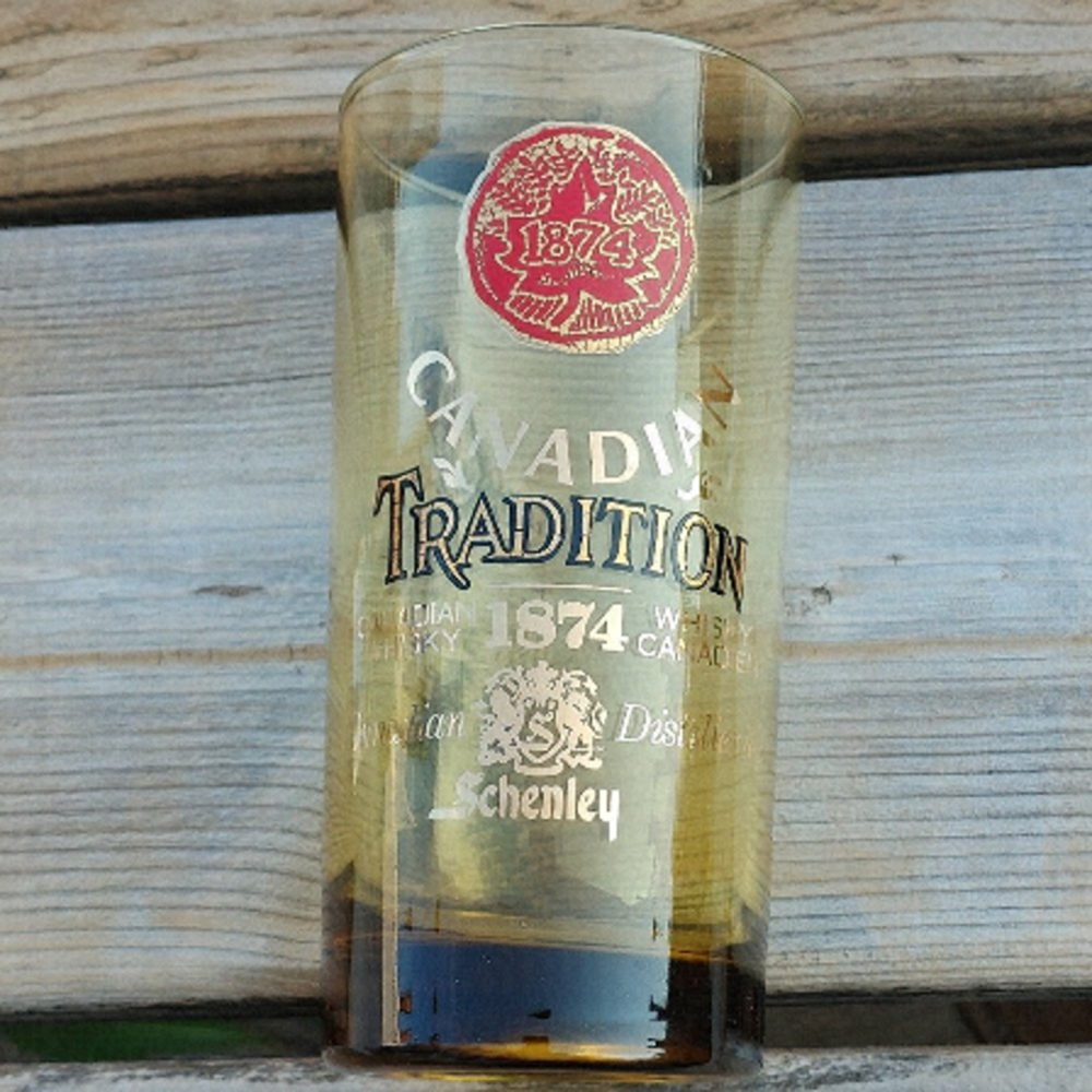 Vintage Schenley Whisky Glass 1874